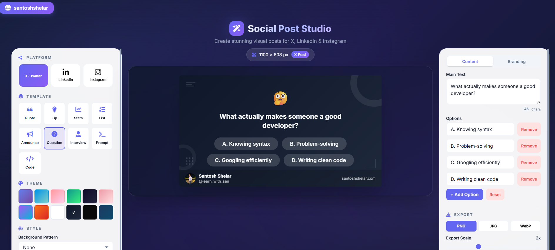 Social Post Studio