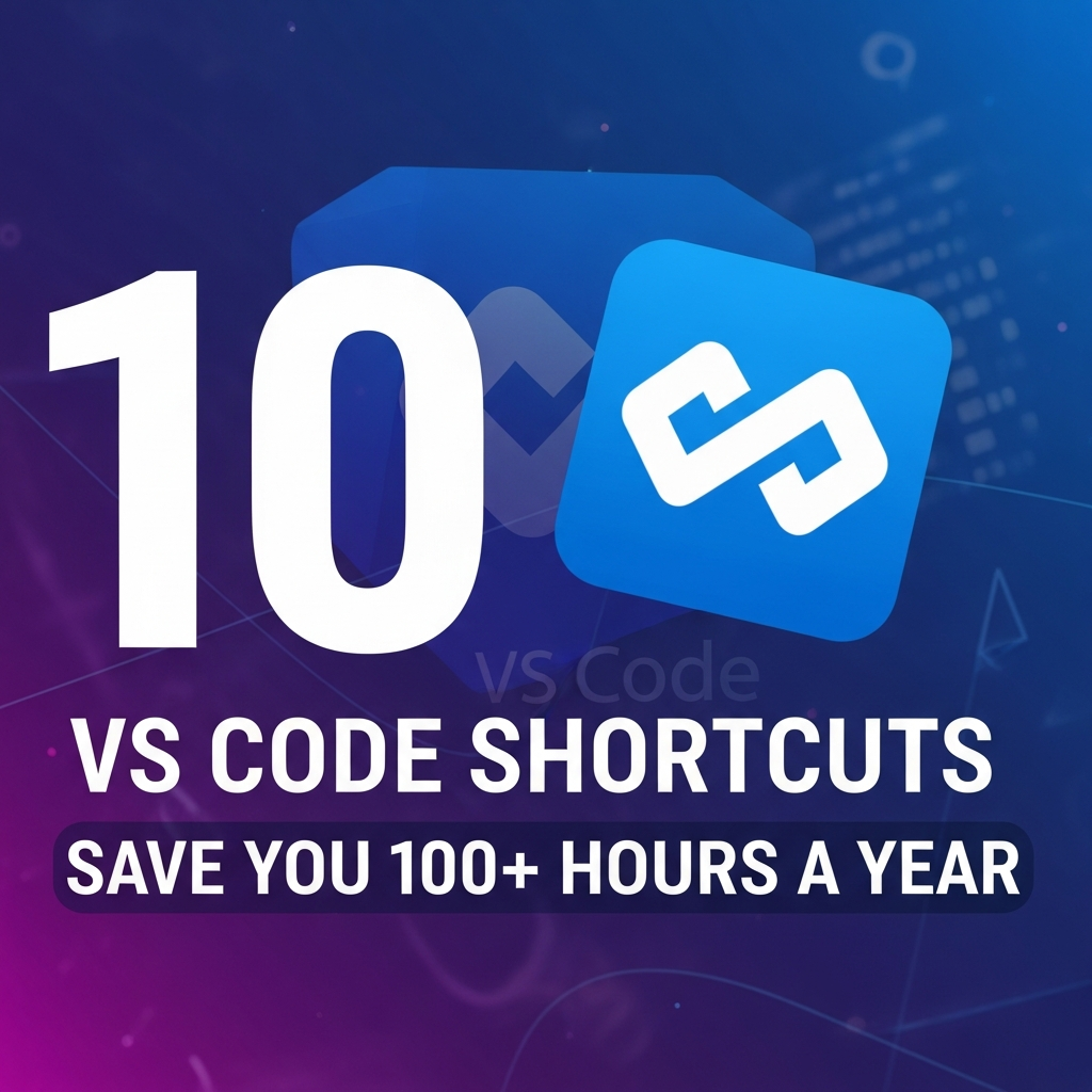 10 VS Code Shortcuts That Will Save You 100+ Hours a Year